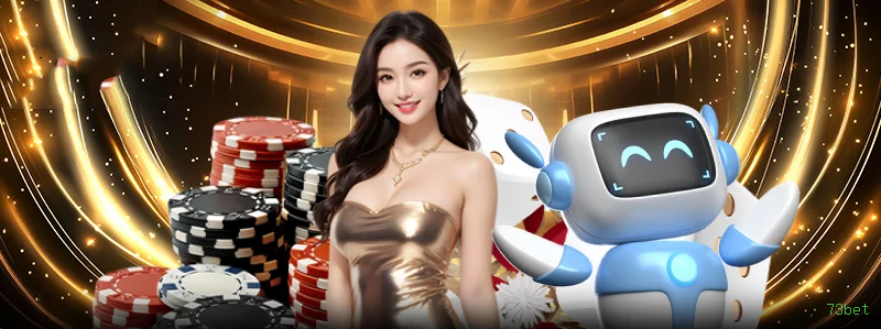 Imagem promocional da 73bet mostrando a plataforma e suas vantagens